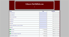 Desktop Screenshot of gilsnow.theolddub.com